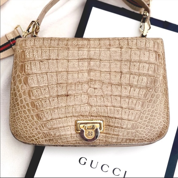🔶FREE SHIPPING 🔶Gucci Croc Crossbody - Picture 3 of 15